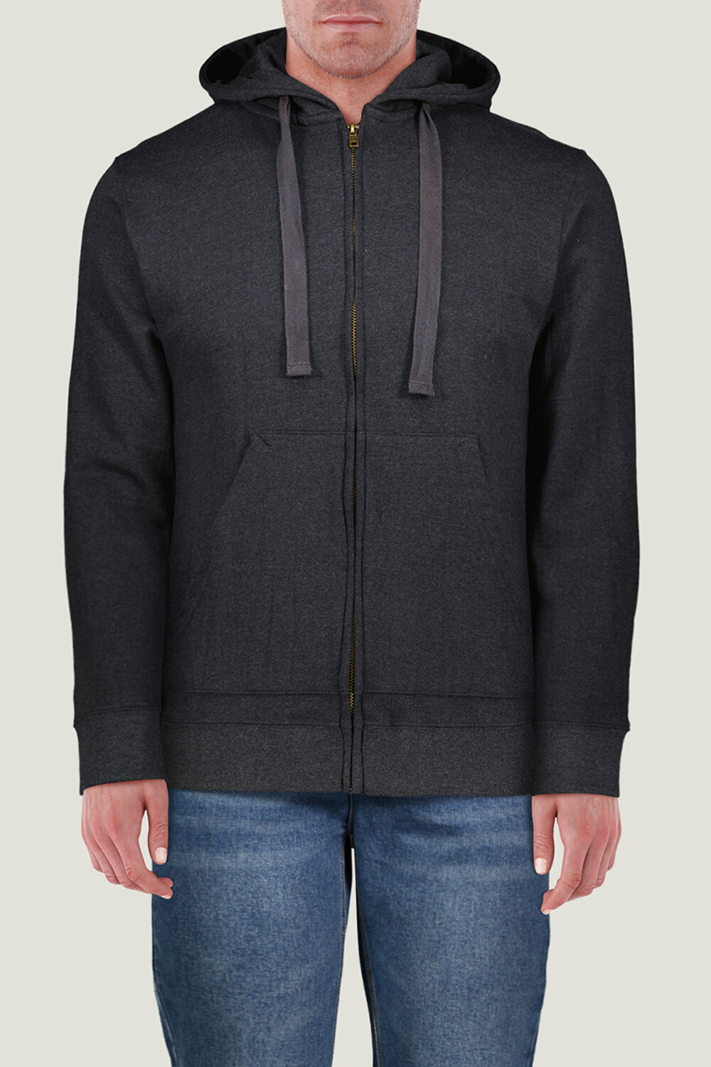 Campera Brice 1201 Gris Melange Oscuro