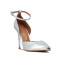 Zapato Vizzano Mujer Metalizado Taco 11cm Plata