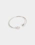 Brazaletes Premium Silver Brazaletes De Acero Quirúrgico - Plateado
