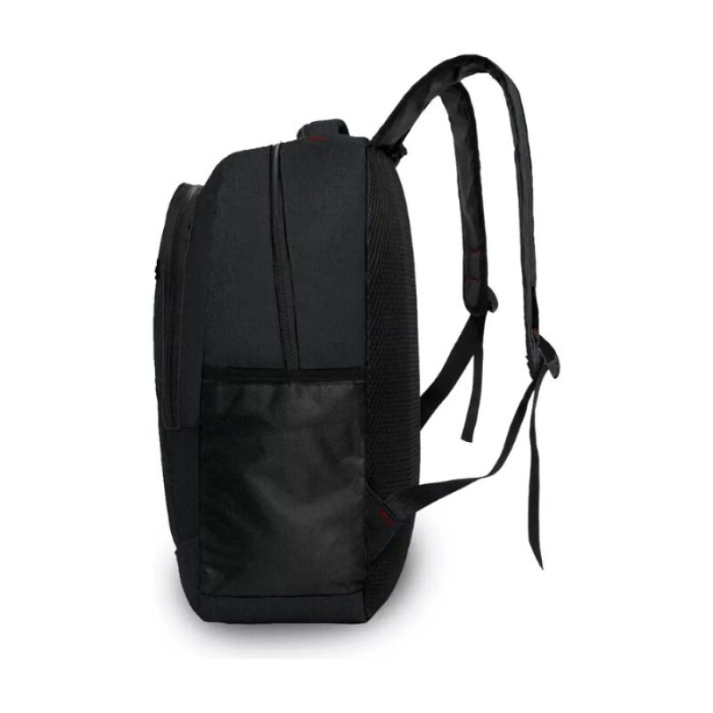 Mochila Liceal Escolar Urbana 3 Cierres negro