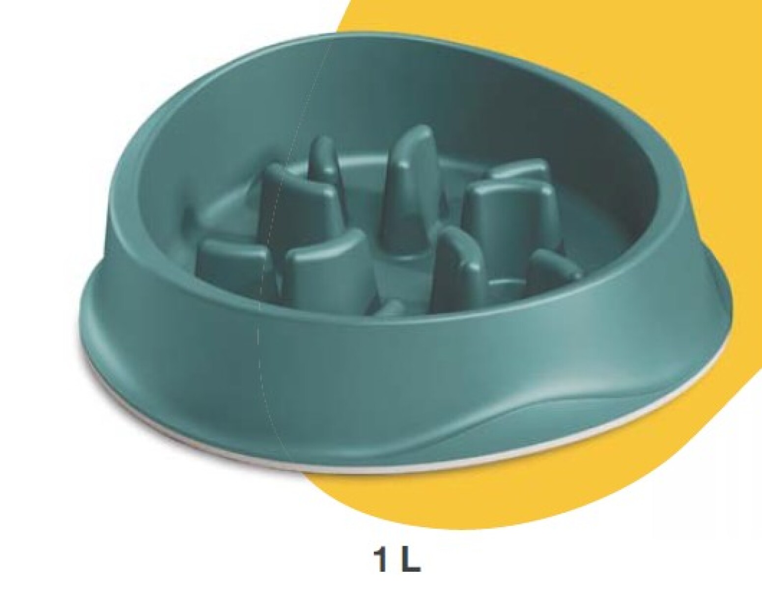 COMEDERO STEFANPLAST CHIC SLOW FOOD 1LT VERDE 
