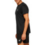 Silver SS Top M - Hombre Performance Black