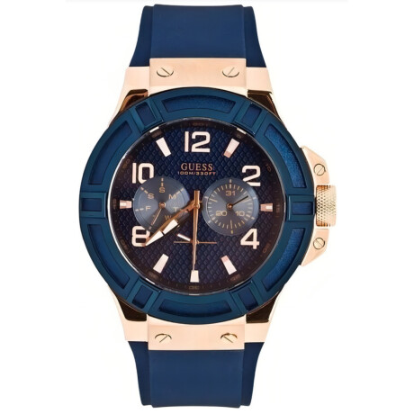 Reloj GUESS W0247G3 en Silicona Azul Esfera 45mm 0