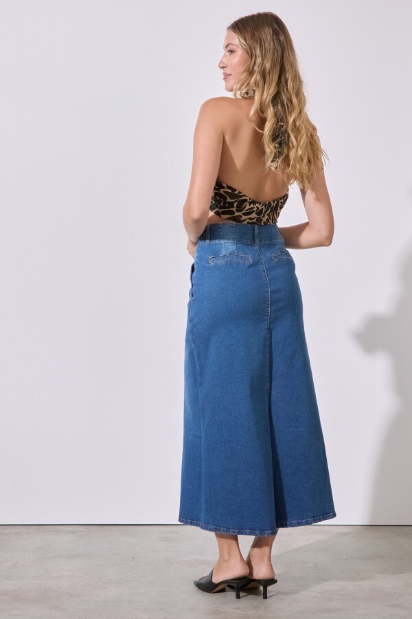 Falda Maxi Denim JEAN