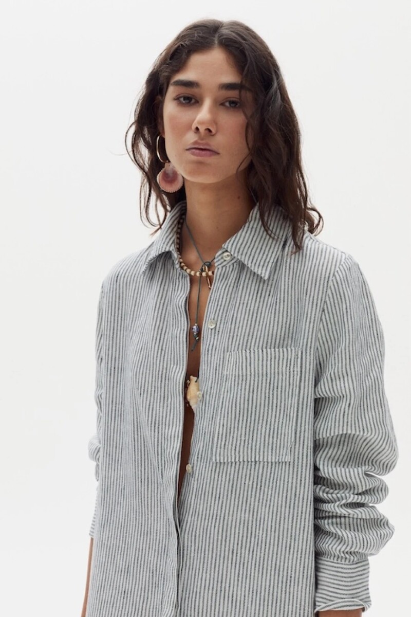 VESTIDO COCONUT LINEN Rayas