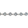 Pulsera rombo-Plata 925-Piedra topacio-PU3021 conpiedra