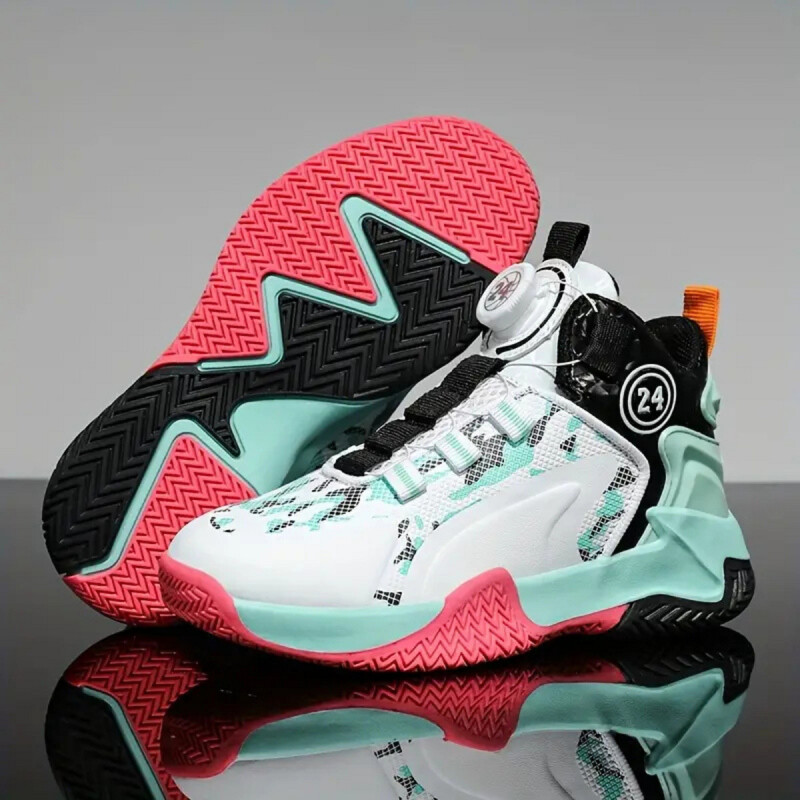 Calzado Deportivo De Basketball P/niño Unisex Multicolor
