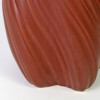 FLORERO CERAMICA MARRON 17X17X25CM Unica