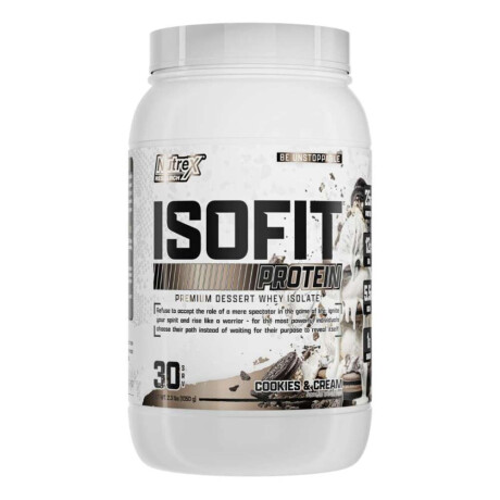 IsoFit Proteína Aislada de Suero 2 lb Nutrex Cookies & Cream
