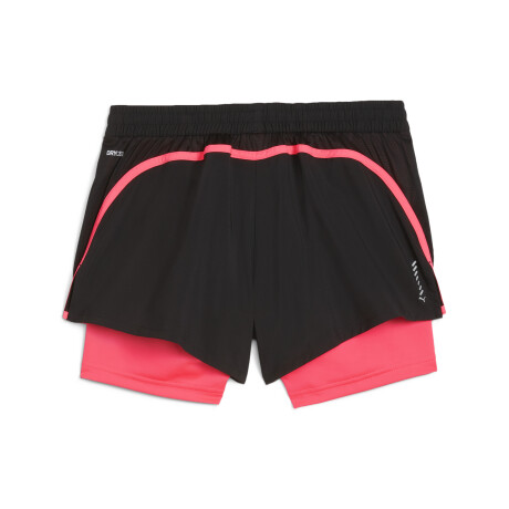 Run Fav.Velocity 2 in 1 Short W 52576351 Negro/fucsia