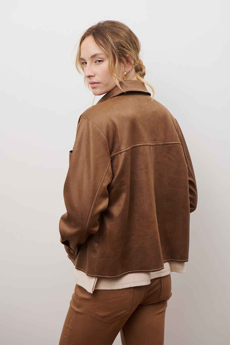 CHAQUETA PECARI CAMEL