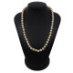 Collar de perlas de cultivo de 7 a 7,5 mm, con broche en oro 18k. Largo 44,cm Collar de perlas de cultivo de 7 a 7,5 mm, con broche en oro 18k. Largo 44,cm