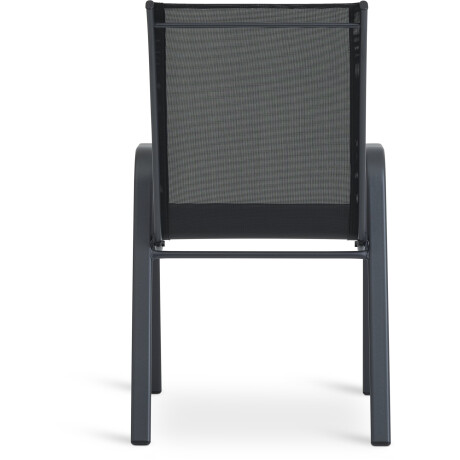Silla Apilable Leknes Negro