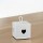 Caja corazon 10x10x10 cm. BLANCO