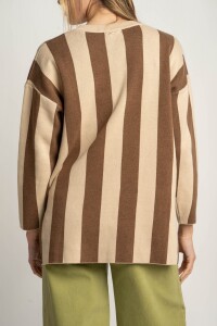 Sweater Rayado Mocha