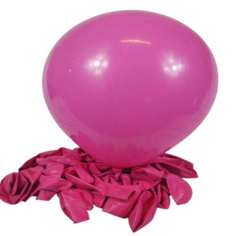 Globo Liso x50 Und Fessta Fucsia