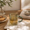 Taza doble vidrio 240ml - verde Taza doble vidrio 240ml - verde