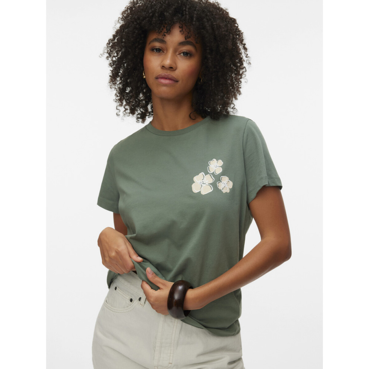 VMVANJA FRANCIS SS TOP BOX JRS - Laurel Wreath 