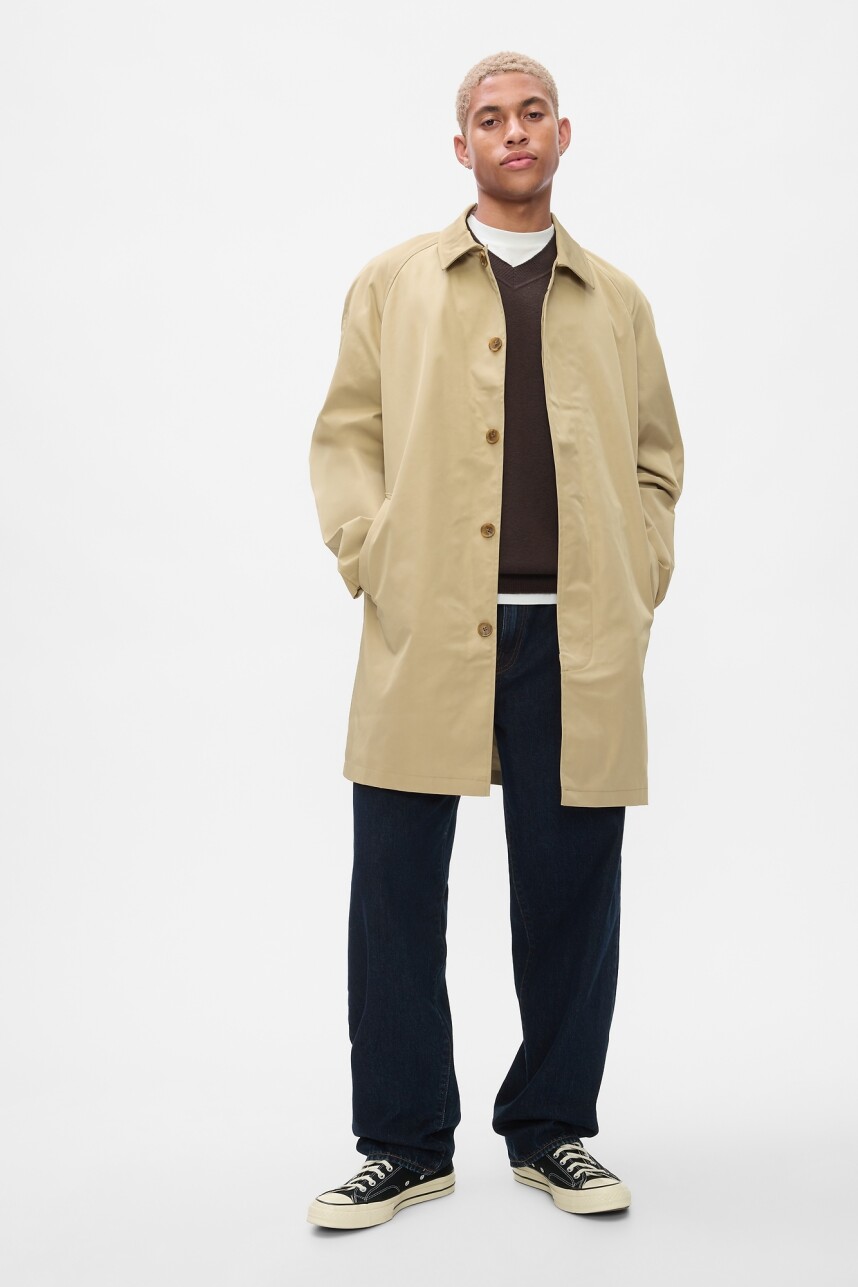 Buzo Cashsoft Cuello V Hombre Terra Brown