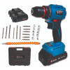 Taladro Atornillador Con Set De Herramientas 2 Baterias 21v Taladro Atornillador Con Set De Herramientas 2 Baterias 21v