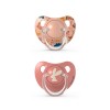 Set x2 chupete anatomico Suavinex 18m+ forest rosa