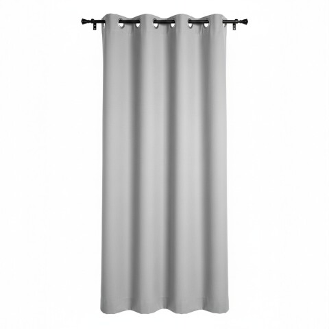 CORTINA ANN & VAL ANTIS LONDON 1,35 X 2,30CM GRIS Unica
