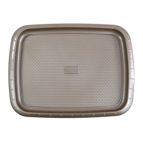 BANDEJA RECTANGULAR METAL 38X28.5X2CM 583GR GOLDEN BANDEJA RECTANGULAR METAL 38X28.5X2CM 583GR GOLDEN