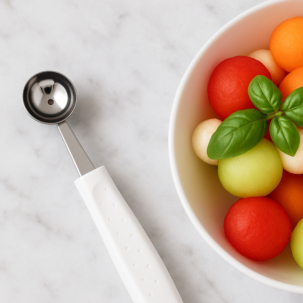 Sacabocado de Frutas y Verduras Utilita Blanco Tramontina 