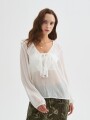 Blusa Ristal Marfil / Off White