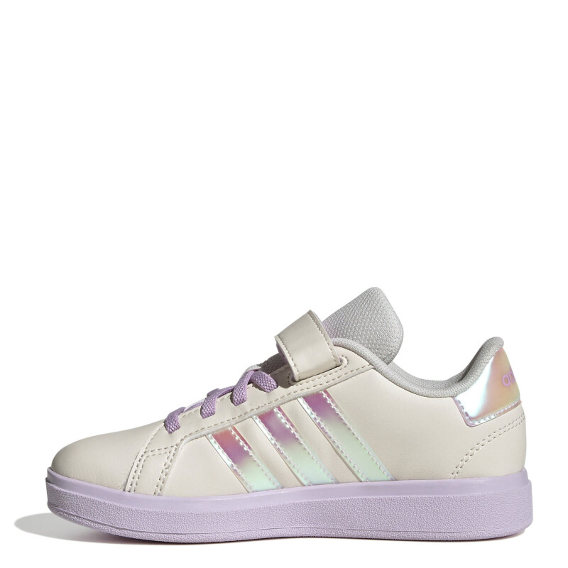 Championes Infantiles Adidas Grand Court 2.0 Natural - Lila