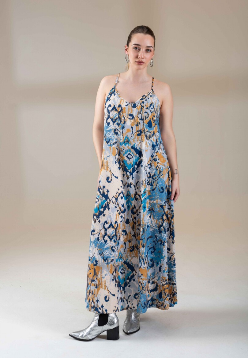 Vestido Libertad Celeste