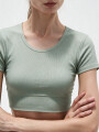 Remera Kodah Verde Grisaceo