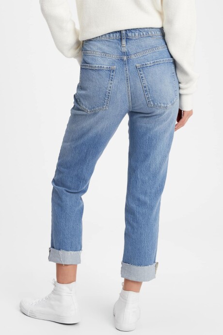 Jean Slim Boyfriend Mujer Medium Brinkley