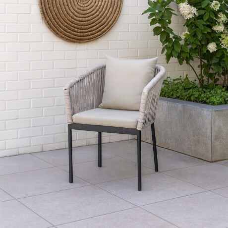SILLA DE EXTERIOR ALOE Gris