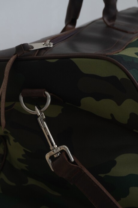 Bolso Sport XL Chocolate / Camuflado