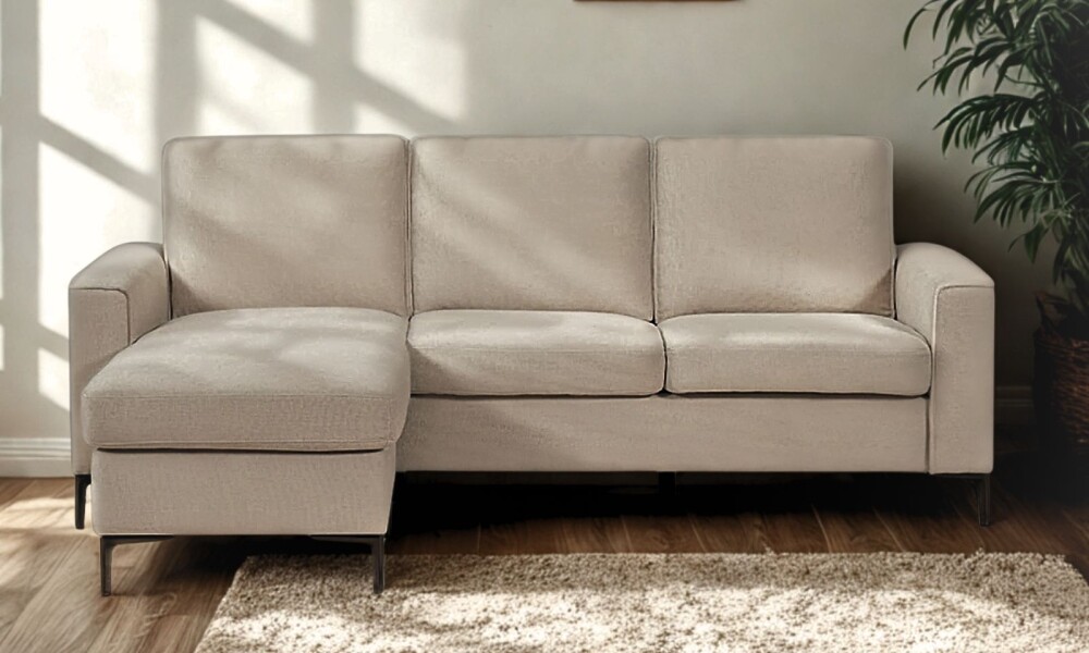 Sofá con Chaise ENZO PREVENTA Beige