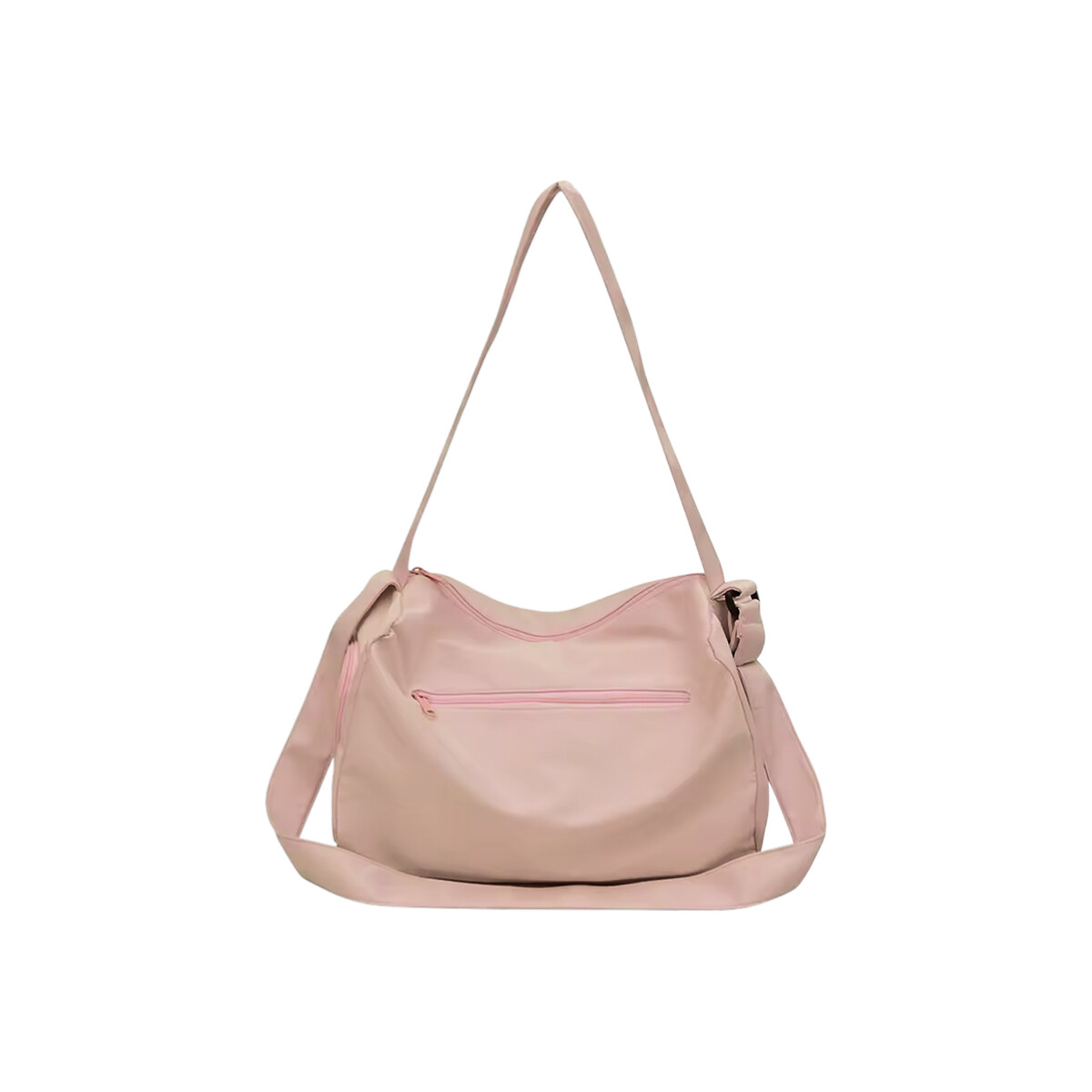 Bolso de viaje grande con bolsillos laterales y frontal 38x22x23 cm - Rosa 