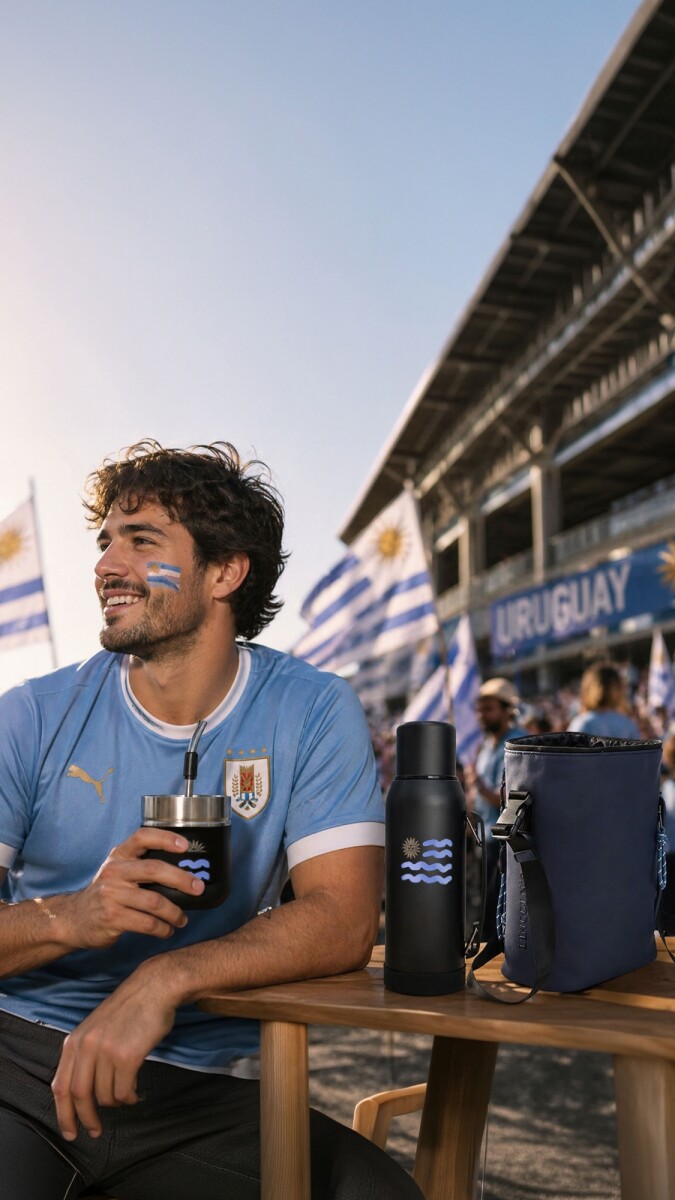 KIT MATERO URUGUAY ISLANDIA - NEGRO 