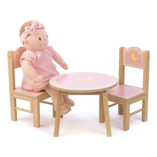 Juego Mesa Y Sillas Madera Niños Infantil Tender Leaf Juego Mesa Y Sillas Madera Niños Infantil Tender Leaf
