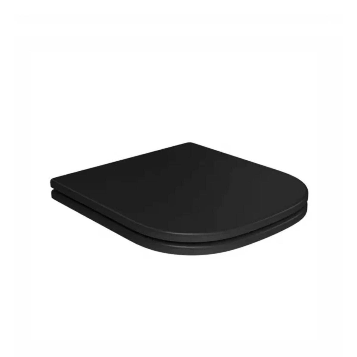 Tapa Inodoro Slow Close Axis Deca Negro Mate 