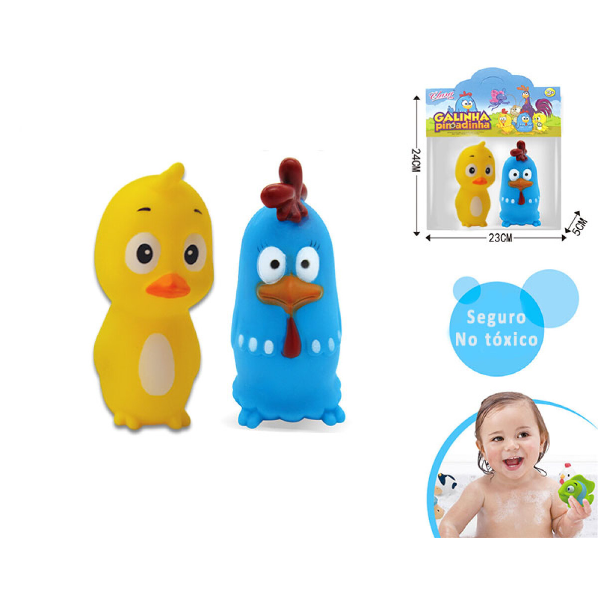 OUTLET Gallinas chifle 2 pcs - Outlet Gallinas Chifle 2 Pcs 