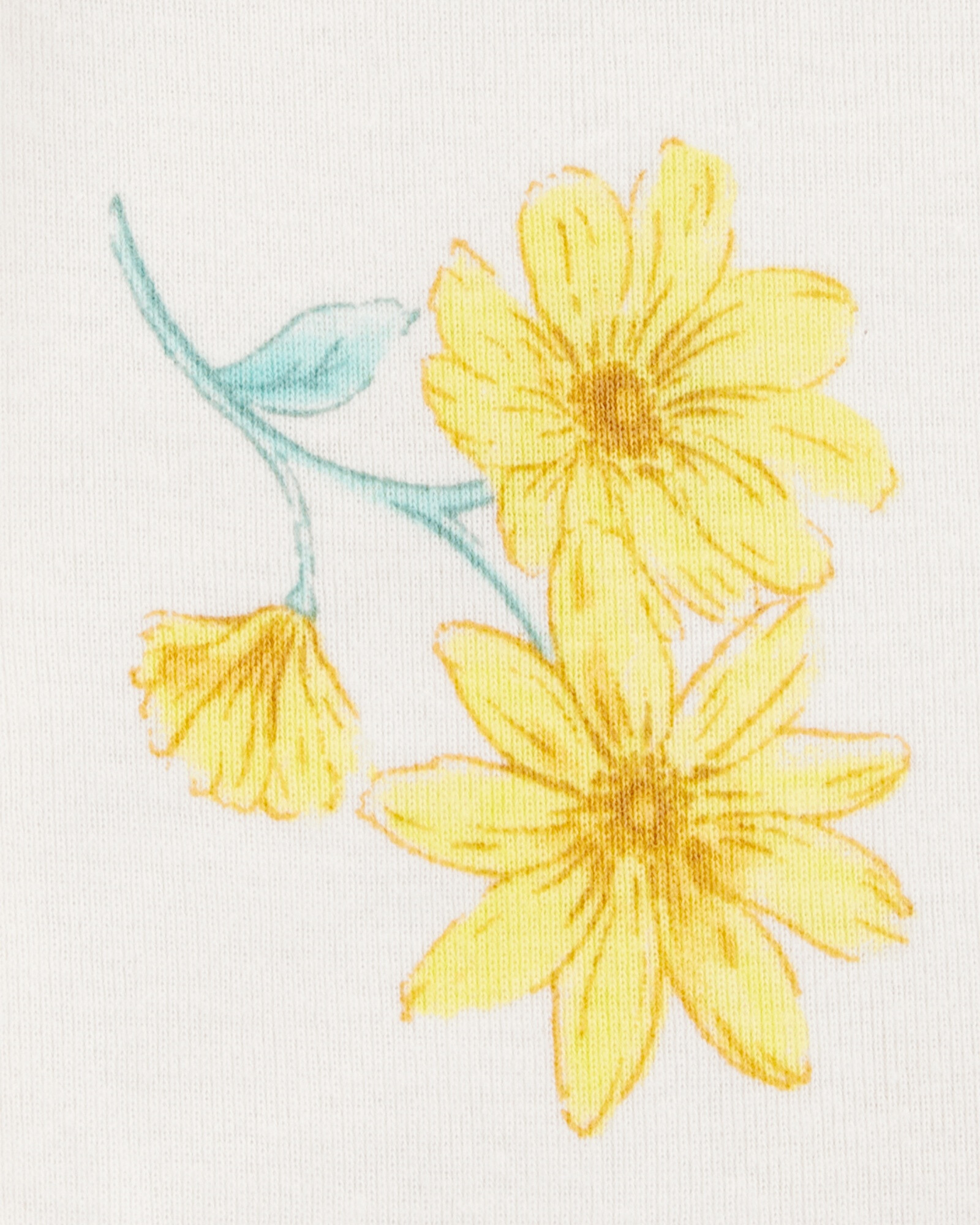 Pack cinco bodies de algodón, diseño floral Pack cinco bodies de algodón, diseño floral