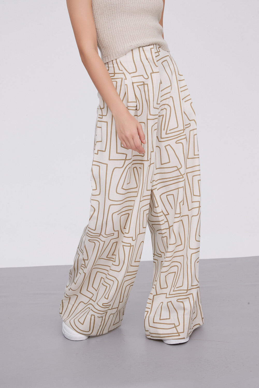 Pantalon Jazminis Estampado 1