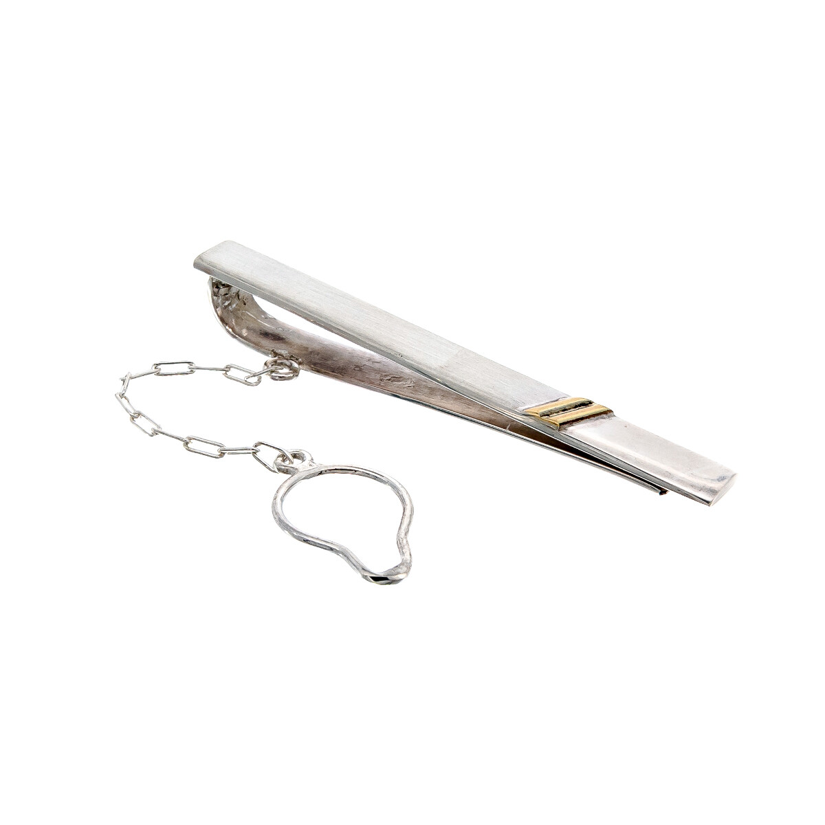 Trabacorbata en plata 925 y double en oro 18 ktes. 
