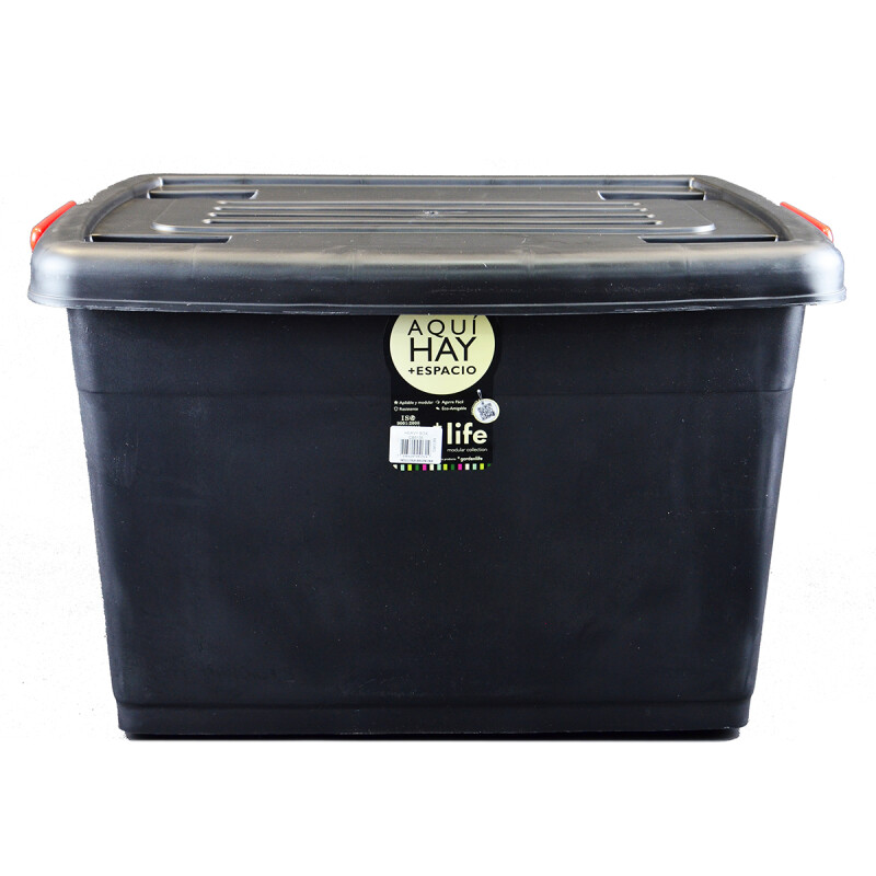 Caja reforzada heavy box 95 lts NEGRO