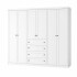 PLACARD ROPERO AMERICANO 6 PUERTAS MDF PLACARD ROPERO AMERICANO 6 PUERTAS MDF