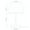 VELADOR DE MESA ESTANDAR E27 PANT NEGRA VELADOR DE MESA ESTANDAR E27 PANT NEGRA
