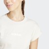 Remera Adidas Essentials Linear Beige