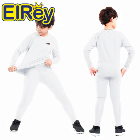 Conjunto Deportivo Camiseta termica Calza Niños X3 Vst006010-bl-130
