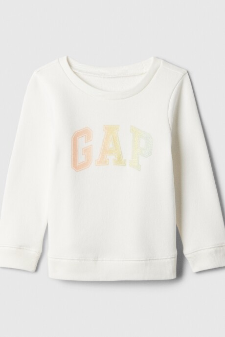 Buzo Deportivo Logo Gap Toddler Niña New Off White